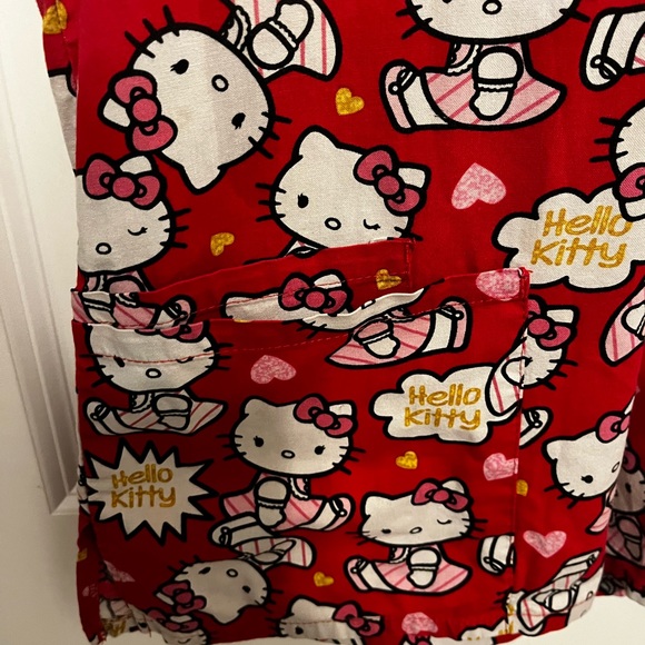 Hello Kitty Sanrio Scrub Top - Size Small Gently Used in Good condition - Picture 8 of 10
